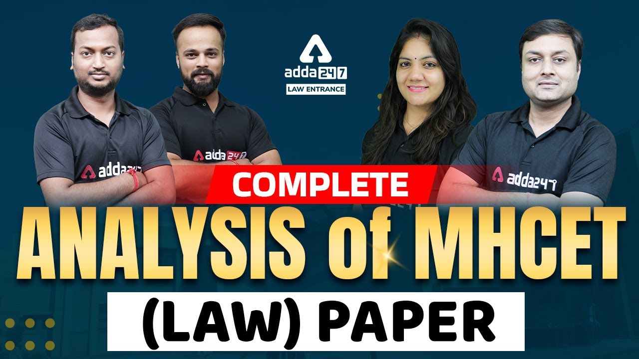 MH CET Law Paper Analysis ( 2 August 2022 ) Complete Analysis Of