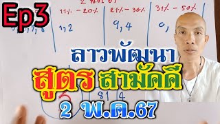 #สูตรสามัคคี 🇱🇦#ep3 + เลขเด็ดทางบ้าน 2 พ.ค.67 #หวยลาววันนี้ #ลาวพัฒนา