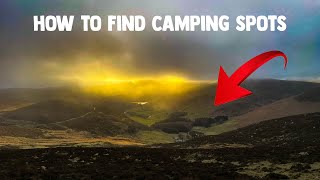 How to Find Wild Camping Locations