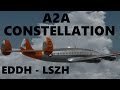 A2A 049 Constellation - Connie / EDDH - LSZH / P3D - VOR Navigation - ILS - Lets play