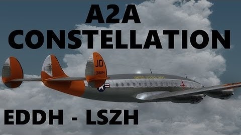 A2A 049 Constellation - Connie / EDDH - LSZH / P3D - VOR Navigation - ILS - Lets play