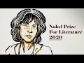 Nobel Prize in literature 2020 announced