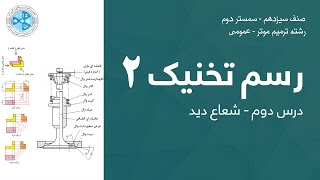 Technical Drawing 2 – Lesson 02 | رسم تخنیک ۲- درس دوم - شعاع دید