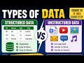 Types of Data | Structured vs Unstructured Data | IT 402 | Computer Science Explained