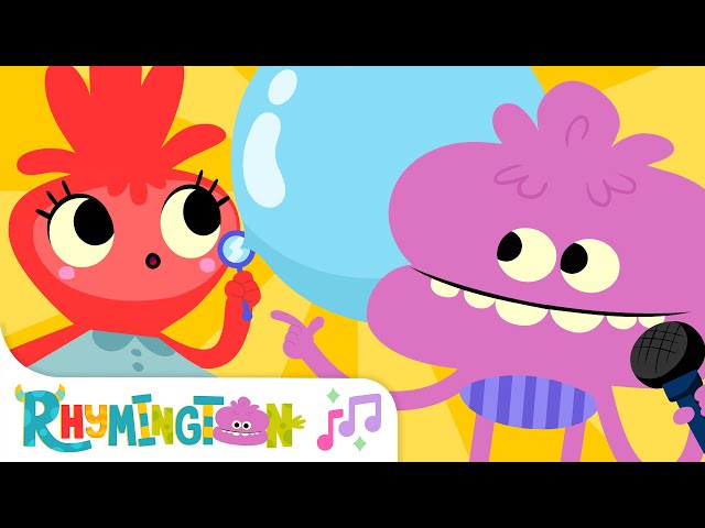 Let's Blow A Bubble | Bubbles Song for Kids | Rhymington Square class=