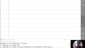Biasing in mos transistor-Fixing VGS and series resistance