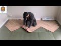 How to Install Herringbone Laminate Flooring - Sideways