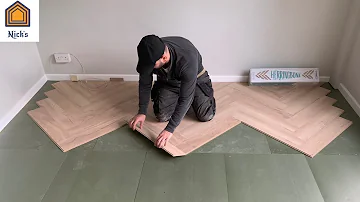How to Install Herringbone Laminate Flooring - Sideways