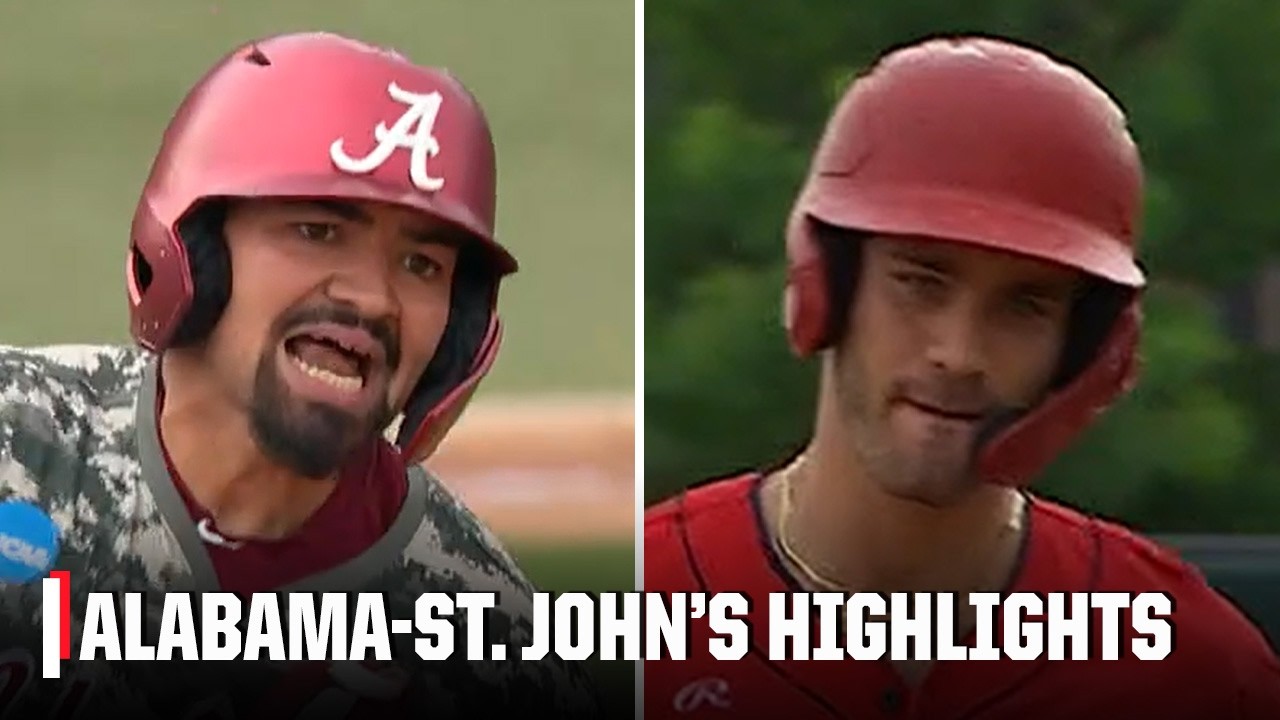 Alabama Crimson Tide vs. St. John's Red Storm | Super Regional Highlights | ESPN College Baseball