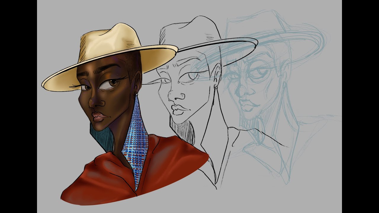 Drawing in procreate - YouTube