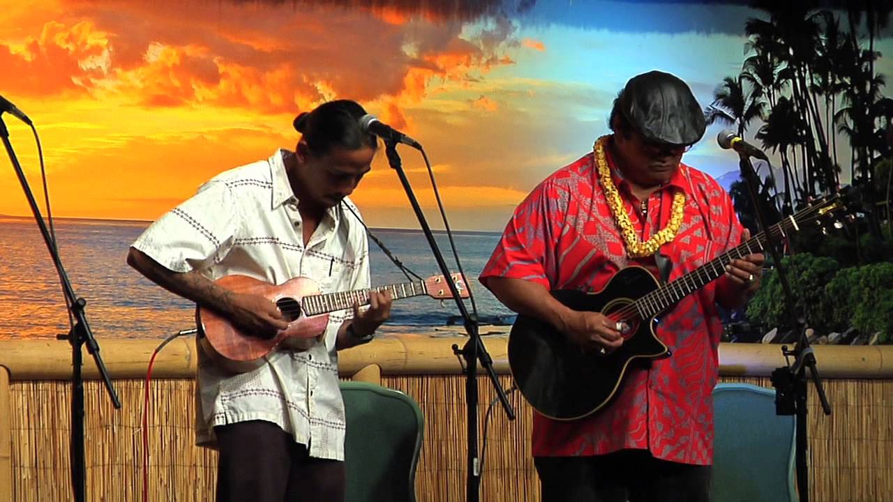 "Hawaiian War Chant" SlackKeyShow Kahumoku Hawaiian Music Jam