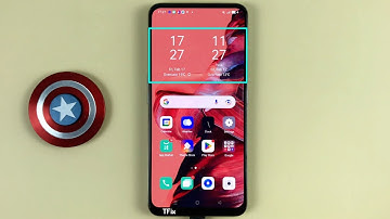 Dual clock on OPPO Reno2 F Android 11