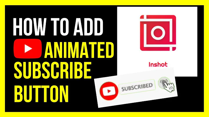 How To Add Animated Subscribe Button in inshot || ios & Android