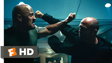 Furious 7 (1/10) Movie CLIP - Hobbs vs. Shaw (2015) HD