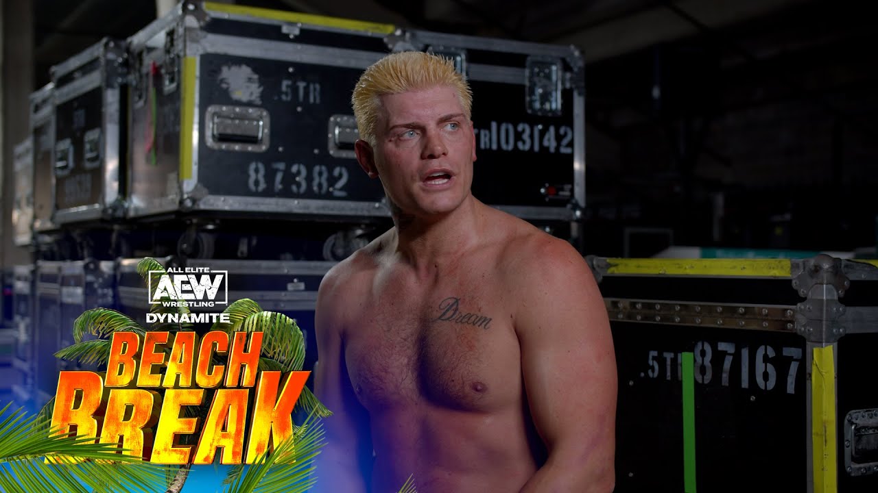 An Emotional Cody Rhodes Doesn't Hold Back in His Post Match Interview | AEW Beach Break, 1/26/