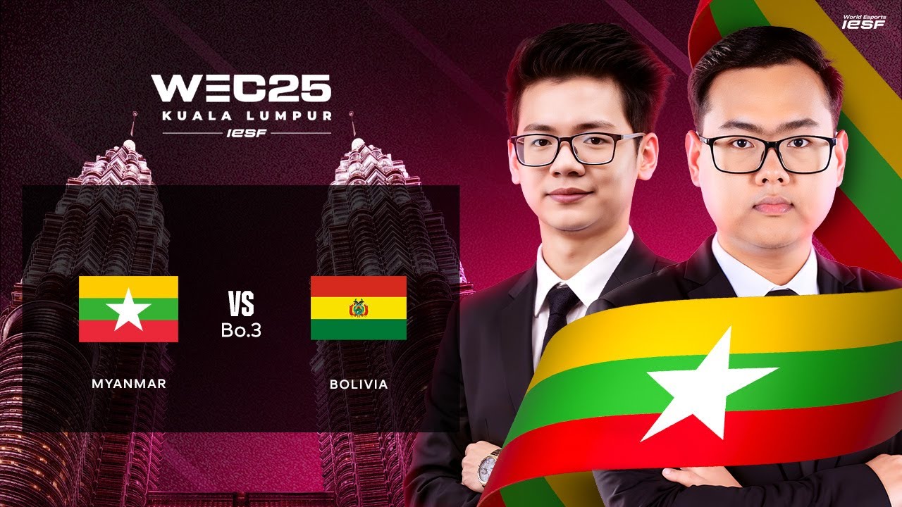 [Official Restream]MLBB IESF WEC25 (DAY 3)  Burmese 🇲🇲 LIVE🔴