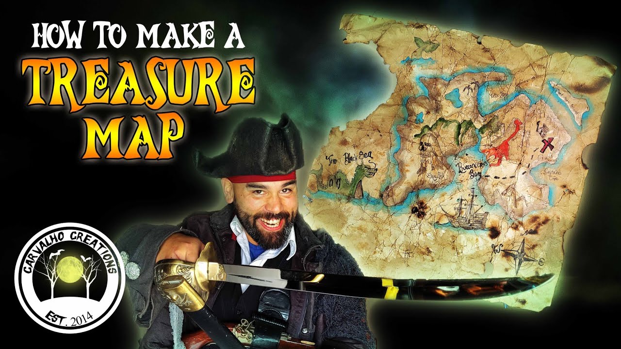 How To Make A Treasure Map - YouTube