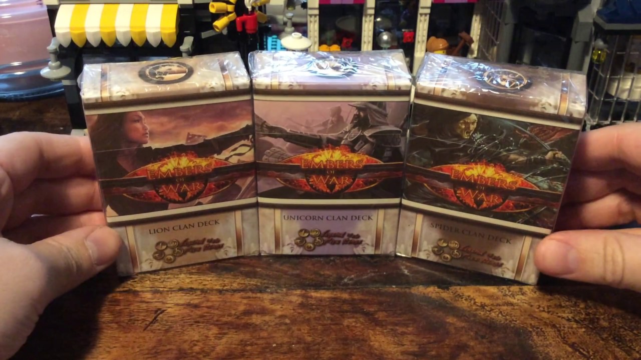L5R: Embers of War Precon Decks! - YouTube