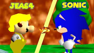 SM64 Curtas - JEA64 vs Sonic (Quem leva a melhor?)