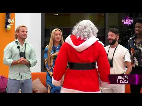 Momento inédito: Big Brother visita os concorrentes vestido de Pai Natal! | Big Brother