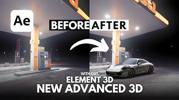 After Effects New Advanced 3D Feature is CRAZY | After Effects Tutorial | Better than Element 3D???