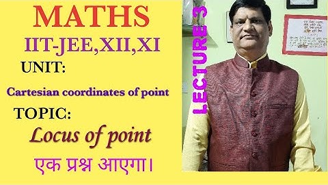 Class 11: Cartesian coordinates of points [NCERT/CBSE/M.P.]#Lecture3