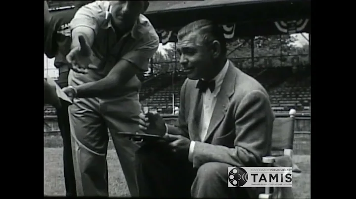 Clark Gable & Barbara Stanwyck signing autographs,...