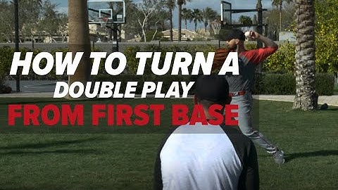 HOW TO TURN A DOUBLE PLAY FROM FIRST BASE WITH MLB PRO JARED WALSH