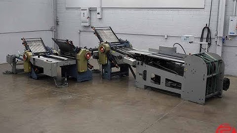 2001 Stahl B26 Continuous Feed Paper Folder