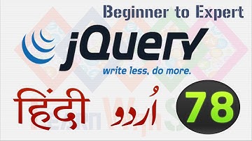 JQuery-78 find() Method of JQuery in Hindi/ Urdu - LearnWithSaad