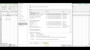 How to Install the Data Analysis ToolPak and Solver in Microsoft Excel 2016. #Excel #Microsoft #Data