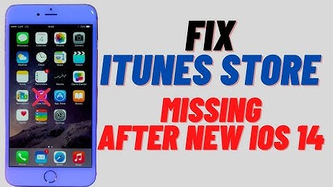 How To Fix iTunes Store Missing From iPhone & iPad After iOS 14 Update !! Fix Missing iTunes Store