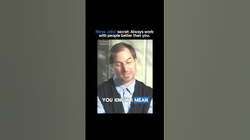Steve Jobs on Why You Must Hire People Better Than You. #SteveJobs #Leadership #TeamBuilding #Apple