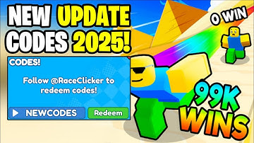 *NEW* ALL WORKING CODES FOR RACE CLICKER IN 2025! ROBLOX RACE CLICKER CODES