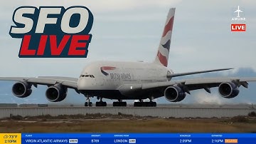 🔴LIVE SAN FRANCISCO (SFO) AIRPORT PLANE SPOTTING ACTION! (October 1st, 2025)