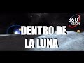 Dentro de la luna en 360 grados. Realidad virtual.