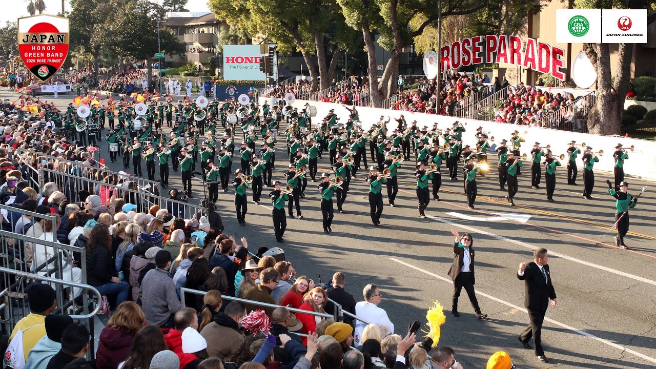 Japan Honor Green Band Rose Parade Digest Youtube