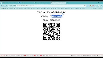 Giới thiệu tính năng quản lý điểm danh và điểm danh bằng QR Code website quản lý sinh viên
