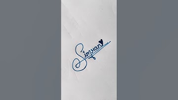 Simran💌 name signature|#trending #signature #calligraphy #handwriting #viral #youtubeshorts #shorts
