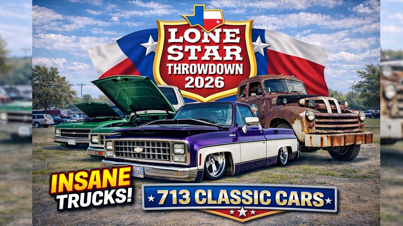 Insane Classic Trucks! Lone Star Throwdown 2026 Day 1 Highlights.