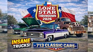 Insane Classic Trucks! Lone Star Throwdown 2026 Day 1 Highlights.