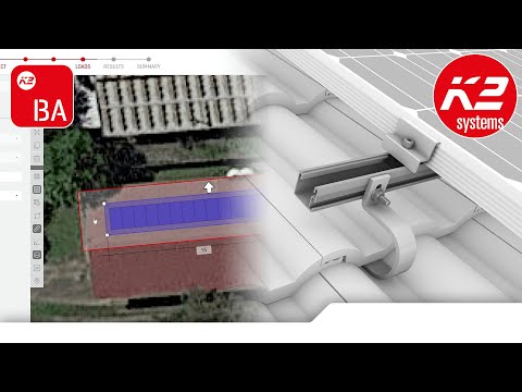 K2 Base (en-AU): Planning a PV system on a tile residential roof