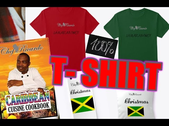 Chef Ricardo Accessories BIG SALE  AND T-SHIRT AND COOKING BOOK !! | Chef Ricardo Cooking