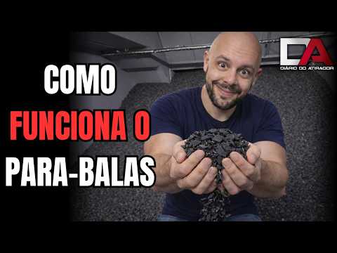 Ballistic Test of Crushed Rubber Bullet Trap