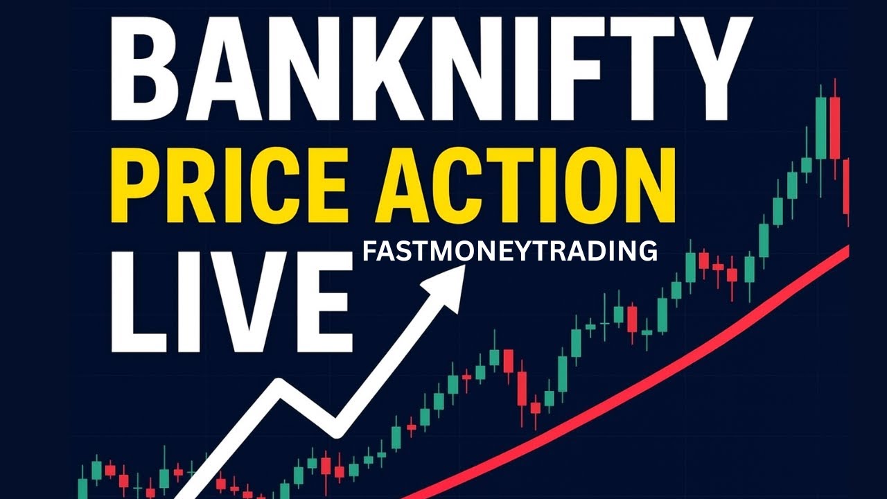 BANKNIFTY PRICE ACTION LIVE 📈 | Real-Time Chart | Intraday Levels & Trend Zones