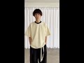 【Couleur Meler】なかじ リラックスセットアップ/Tシャツ