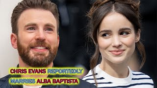 CHRIS EVANS REPORTEDLY MARRIES ALBA BAPTISTA