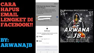 TUTORIAL HAPUS EMAIL LENGKET DI FACEBOOK! || METODE BARU  ||