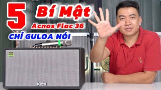 5 BÍ MẬT VỀ LOA ACNOS FLAC 36 mà chưa ai nói cho bạn