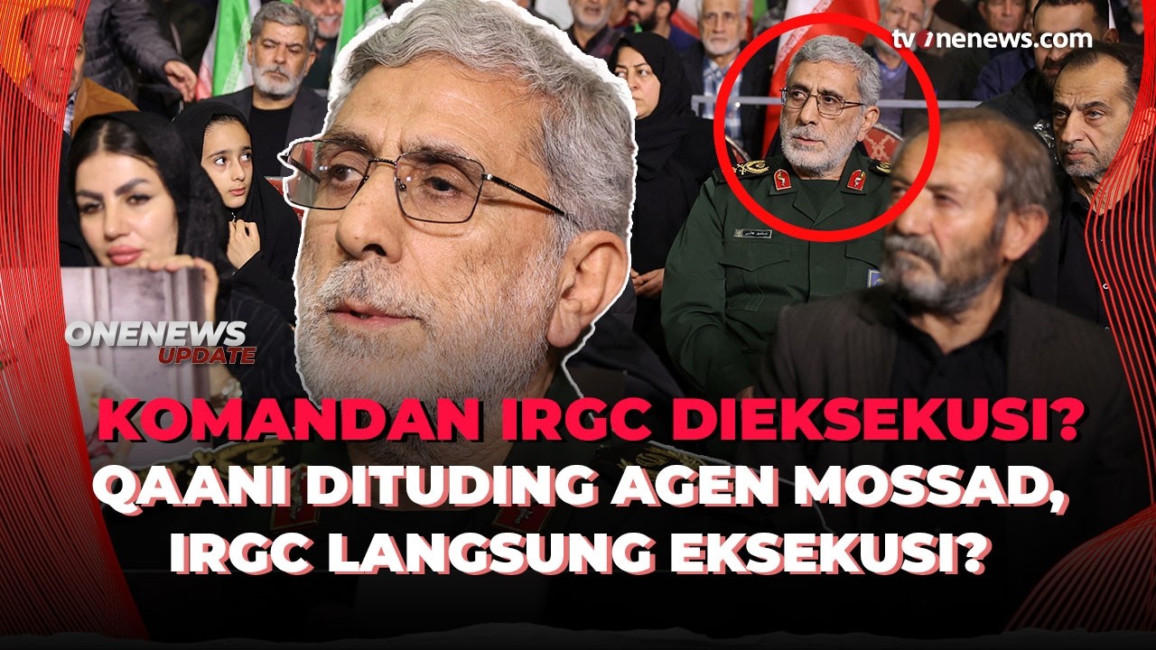 Selalu Lolos Saat Rekannya Tewas, Komandan IRGC Dituding Agen Mossad Israel! | OneNews Update